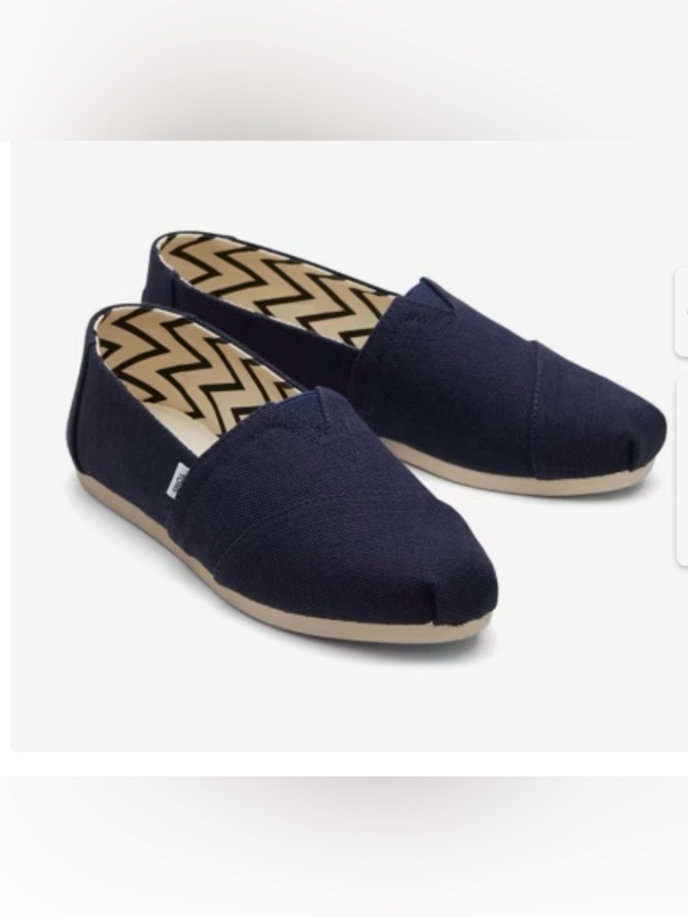 TOMS Alpargata Classic Slip-On - Women's size US 5.5
